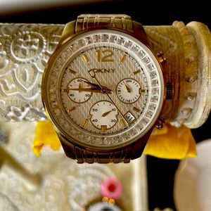 DKNY gold watch